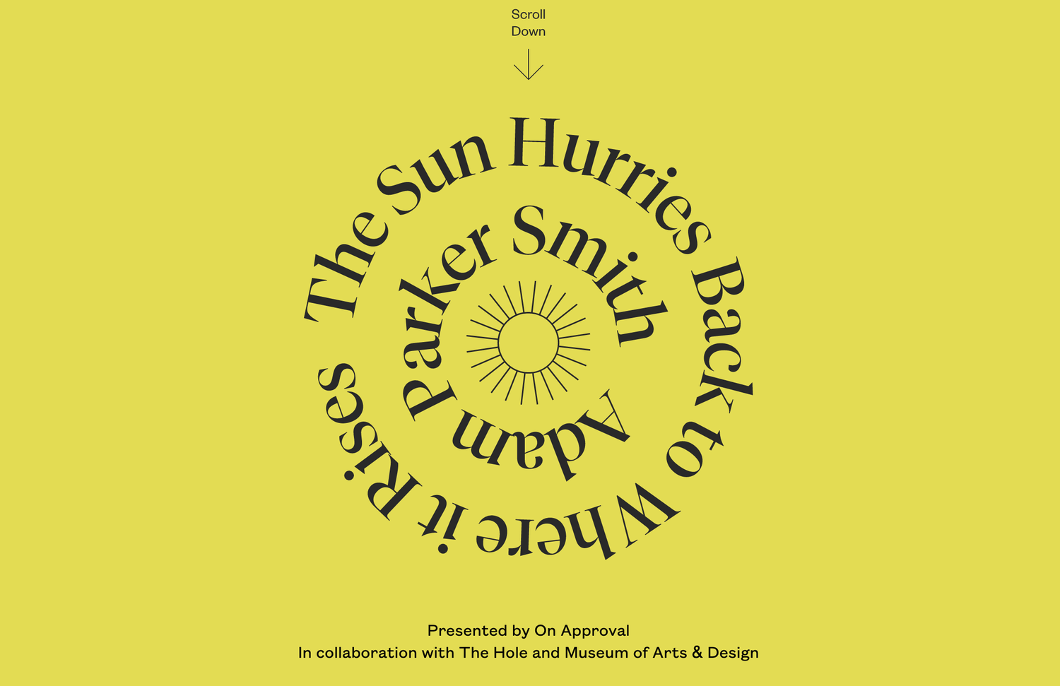 Exhibition screenshot